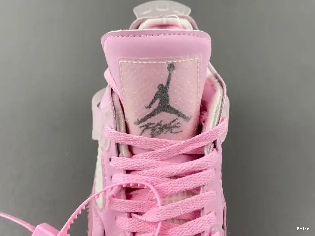 Bmlin Shoes X PINK 4 JORDAN OFF-WHITE 0613